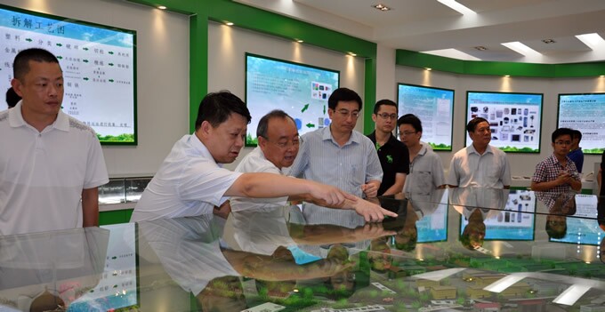 省、市人大领导调研考察贵屿循环经济产业园区建设情况